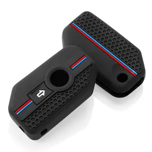 For BMW K 1600 B GT GTL R 1250 GS Adventure S1000 R XR 2021 2022 Silicone Remote Key Fob Keychain Ring Shell Case Cover Holder