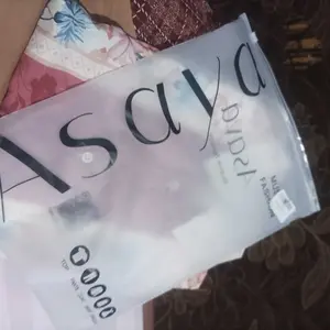 Asaya Gaun elegan dengan motif posisi mode lengan panjang