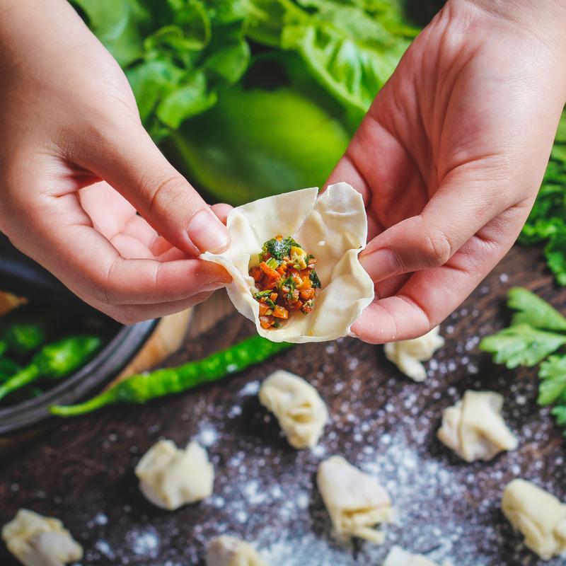 [Tian Tian] (HANDMADE) Fried Pork Wonton 1kg/50pcs± 2