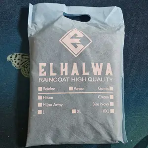 TERBARU JAS HUJAN MODEL GAMIS WANITA DEWASA ANTI REMBES BAHAN TEBAL