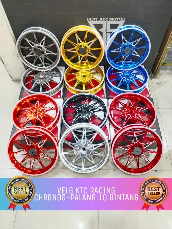 VELG KTC PALANG 10 BINTANG VARIO BEAT SCOOPY VARIO 125 VARIO 150 ORIGINAL KTC velg bintang ktc RACING VELG VARIO BEAT SCOOPY 0