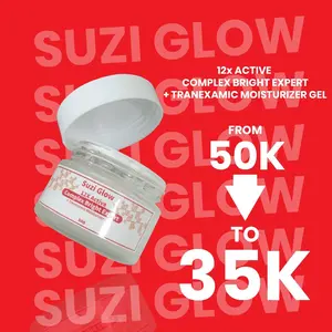 [ PROMO LIVE ] Suzi Glow Moisturizer Gel 12x Active Complex Bright Expert + Tranexamic | Ceramide 5x Niacinamide,Membantu Mencerahkan / Membantu menyamarkan flek / Untuk Kulit Sensitif