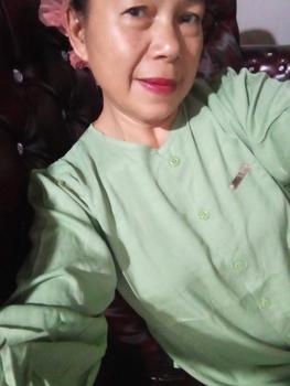 Product Review of Atasan Wanita Rayon Twill premium Panjang Baju Dewasa All size  muat sampe BB 70  Nyaman Lembut Kancing Kain Formal High Hitam from k** a**a 1