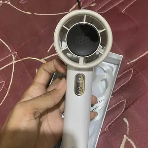 MIXIO GS-08 High-speed Portable Handheld Fan 4400MAH kipas angin Digital Display Turbo kipas tangan 17000Rpm