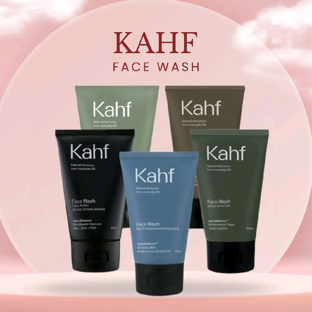 Najmio KAHF Face Wash Indonesia / Sabun Wajah Pria 100ml
