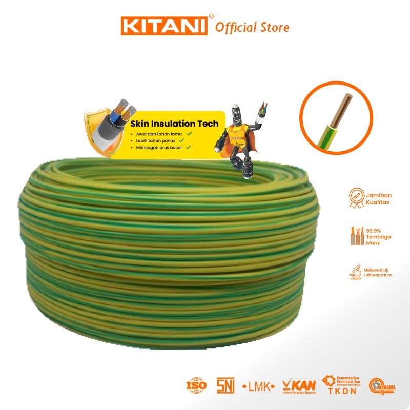 KITANI - NYA 1.5 mm² - 10 Meter -  Kabel Tembaga Kawat 5