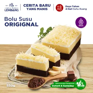 Bolu Susu Lembang Original - Reguler Pack (550gr)