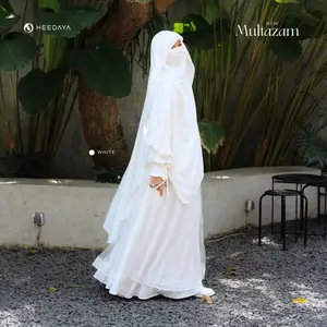 HEEDAYA - NEW MULTAZAM GAMIS SET FRENCH KHIMAR OUTER MARBELLA ANTI UV CERUTY MUSLIMAH HAJI UMROH
