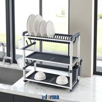 Gambar Informa Troy Rak Piring 3 Tingkat - Abu-Abu Rak Dapur Tempat Piring Tempat Penyimpanan Piring Dish Rack Rak Penyimpanan Dapur dari Informa Indonesia Kota Administrasi Jakarta Utara 1 Tokopedia
