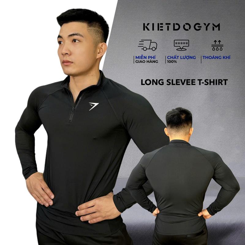 Áo Polo Thể Thao Nam Thoáng Khí, Chất Thun Poli Mềm Mịn, Thoải Mái Vận Động