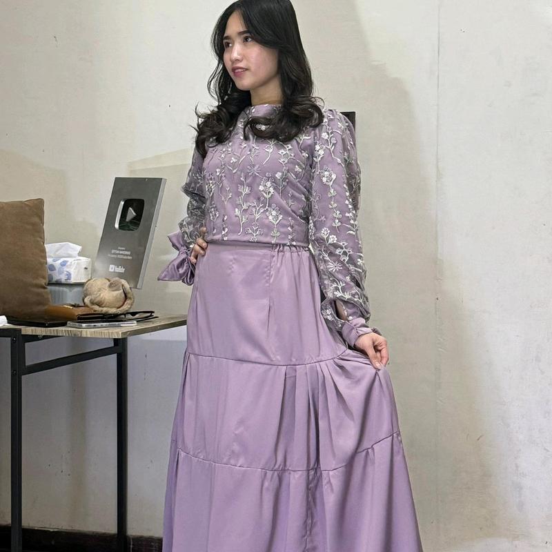 Etutu Set ADELE warna ungu  soft 0
