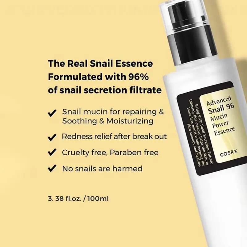 COSRX Advanced Snail 96 Mucin Power Essence 100ml 5