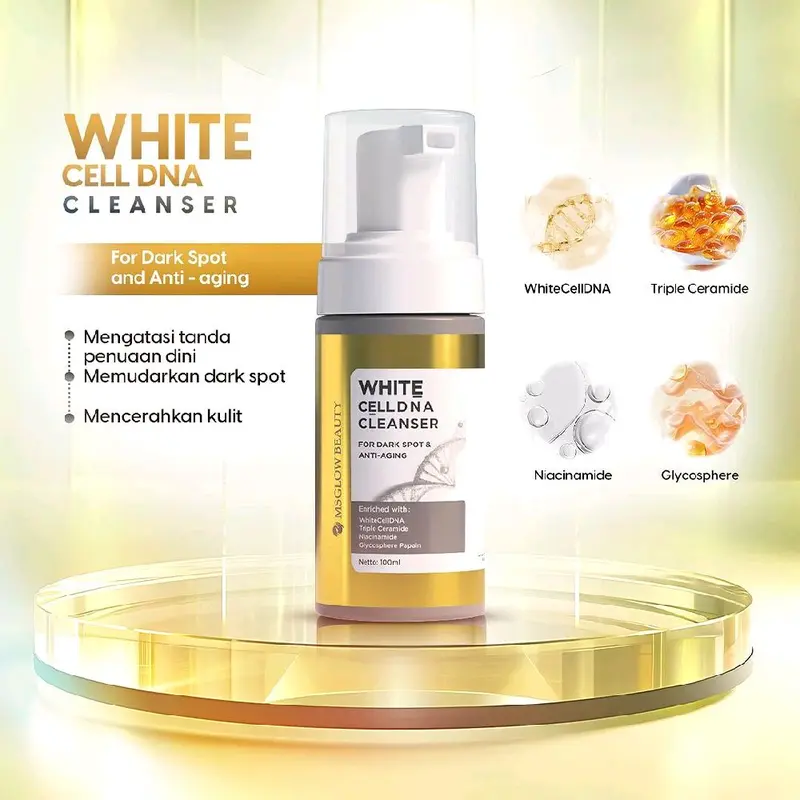 KEMASAN LAMA MS GLOW PAKET WAJAH WHITENING / ACNE / LUMINOUS / DNA / ULTIMATE FREE GIFT Mencerahkan Memudarkan Dark 8