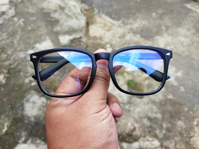 kacamata Frame k9 doff Lensa Blueray Photocromic bluechromic progresif murah 3 8
