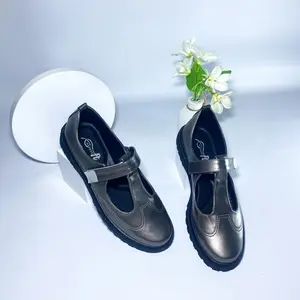 Sepatu Wanita Docmart Queen Grey Maura