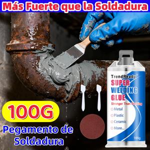 Pegamento Epoxi AB de Alta Resistencia: Impermeable y Resistente al Desgaste, Adhesión Fuerte con Accesorios | Reparación Rápida Multiusos para Azulejos, Metal, Plástico, Cerámica, Madera | Pegamento Industrial Resistente al Aceite para Reparaciones Profe