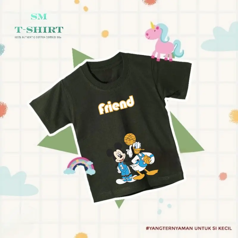 NEWSAMTREEMELY kaos anak disney atasan anak mickey atasan anak distro umur 1-10thn 4