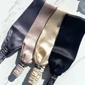 BANDANA SATIN WANITA KOREAN STYLE/BANDO RAMBUT/HAIRSTYLE STREACH KARET/Headband Aksesoris