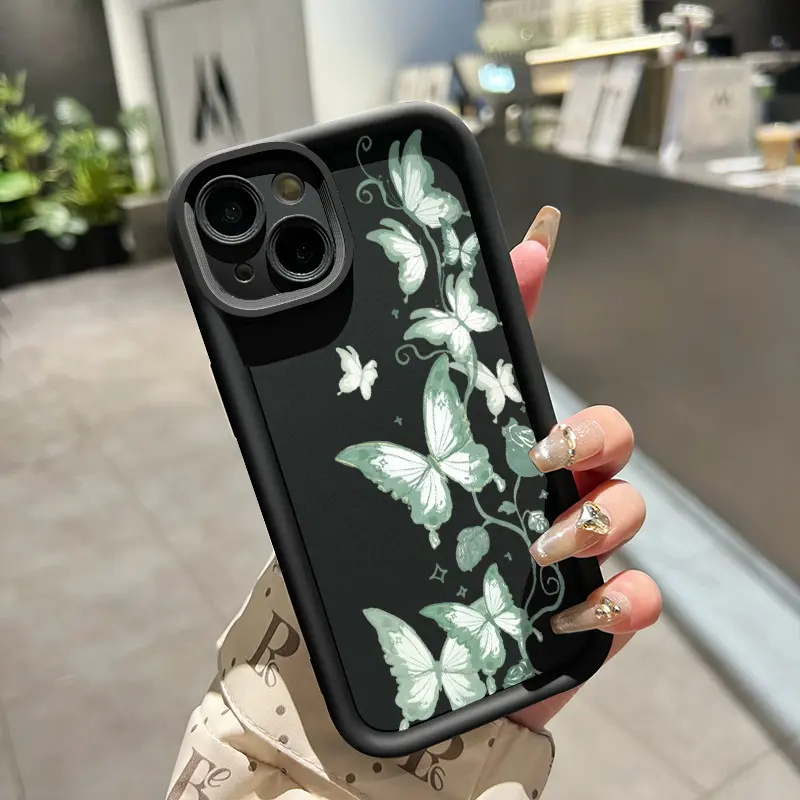 Casing Hp Untuk Realme C2 Realme C2s OPPO A1K Case Pola Kupu-kupu Lucu Kasing Silikon lembut Casing ponsel Anti guncangan Cesing pelindung lensa Kesing Softcase 4