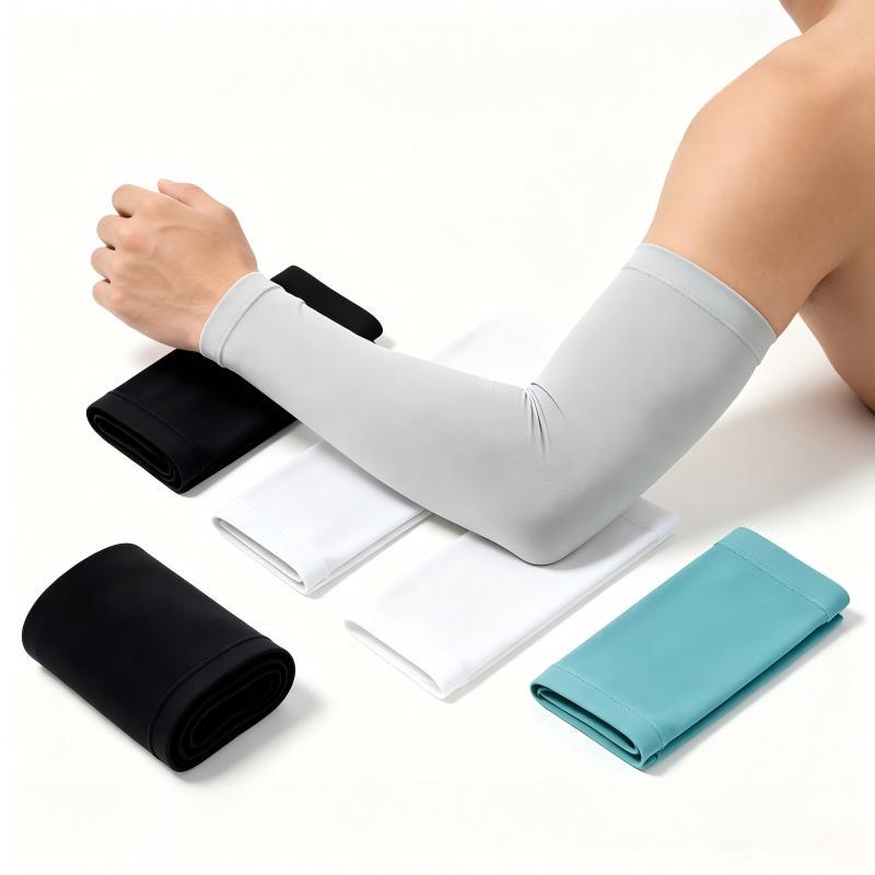 Azela ống tay lụa lạnh UPF50+, unisex, thoáng khí mát mẻ, chống tia UV từ ánh nắng, phù hợp cho đạp xe, chạy bộ và các hoạt động thể thao ngoài trời