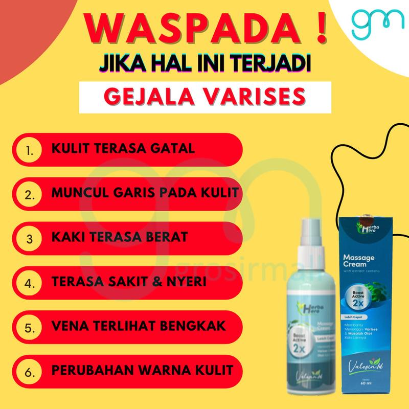 Valesin.id Cream Obat Varises Herbal Nyeri Otot 60 ML Original 4