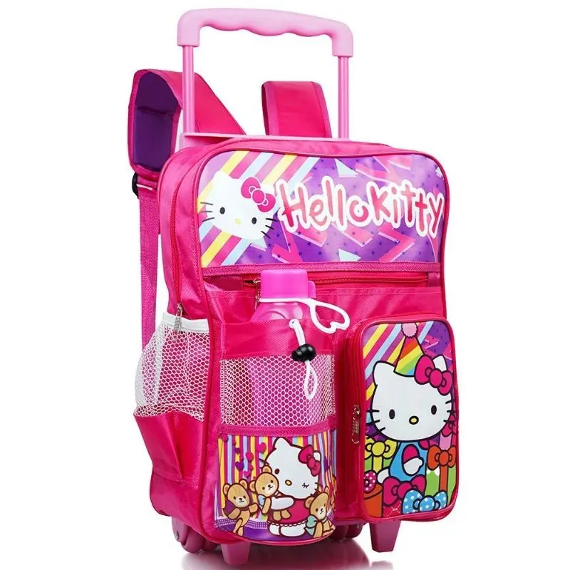 Tas Troli / Tas Koper Anak Cewek Model BT21 / Mickey Mouse / Hello Kitty 3