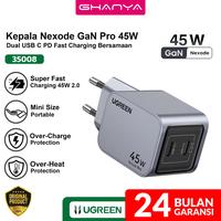 Gambar UGREEN Kepala Charger iP Fast Charging GaN 45W GaN Nexode Pro Type C 35008 dari ghanya Kab. Tangerang 2 Tokopedia