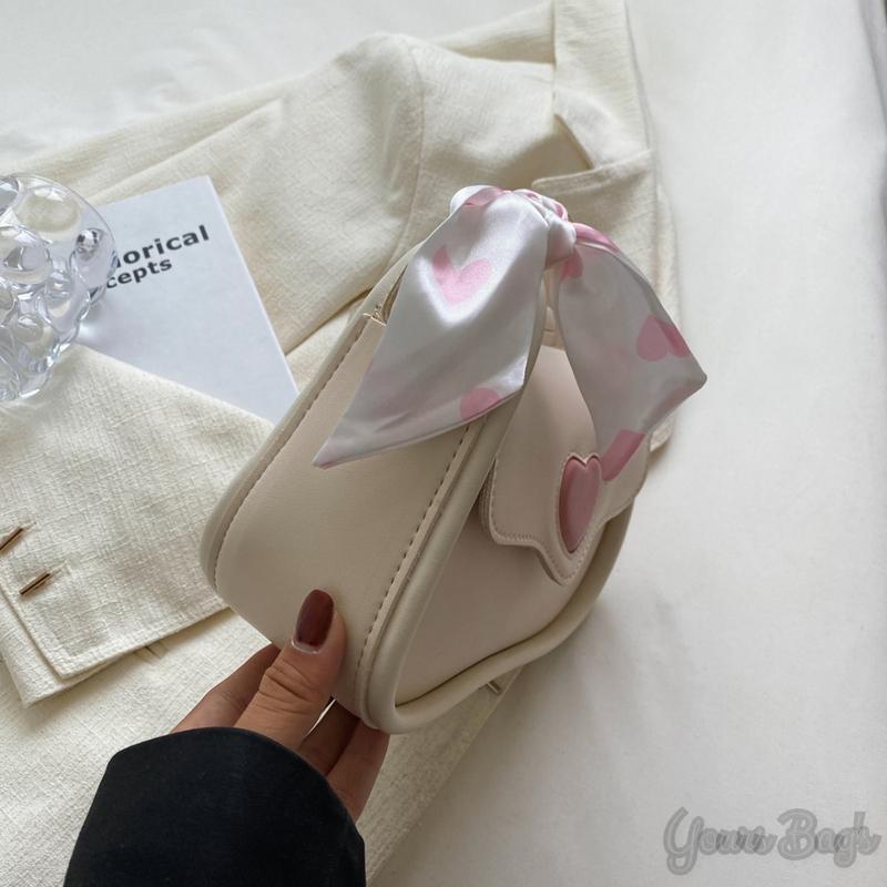Product Introduction of Tas Selempang Kulit wanita Kunci Hati - Slingbag Cewek Korea - Shoulder bag Wanita Modis 2024 - Tas Vintage Kulit PU 18