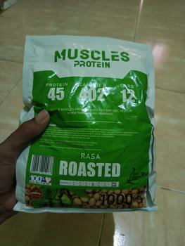 Product Review of Muscles protein Whey Protein Bubuk Kedelai Murni 1000 Gram from R**. 0