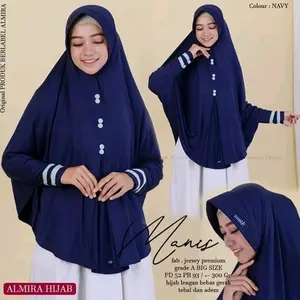 jilbab lengan variasi kancing hijab tangan syar'i jumbo terbaru kerudung khimar tangan jilbab isntan Syari Muslim hijab murah Cantik bergo Instan Panjang