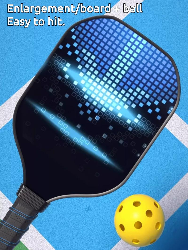 Product Introduction of Vợt Pickleball, Tay Cầm Có Gân Bền, Đơn, Tay Cầm Đệm Công Thái Học, Nhẹ, Thiết Bị Tập Luyện Pickleball, Làm Bằng Gỗ Dẻ Gai, Bao Gồm Vợt 18