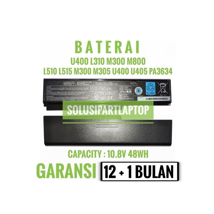Gambar BATERAI Laptop compatible for 3634 L310 L510 L515 M300 M305 U400 PA3634 OR1 dari OMEGA PART Kota Tangerang Tokopedia