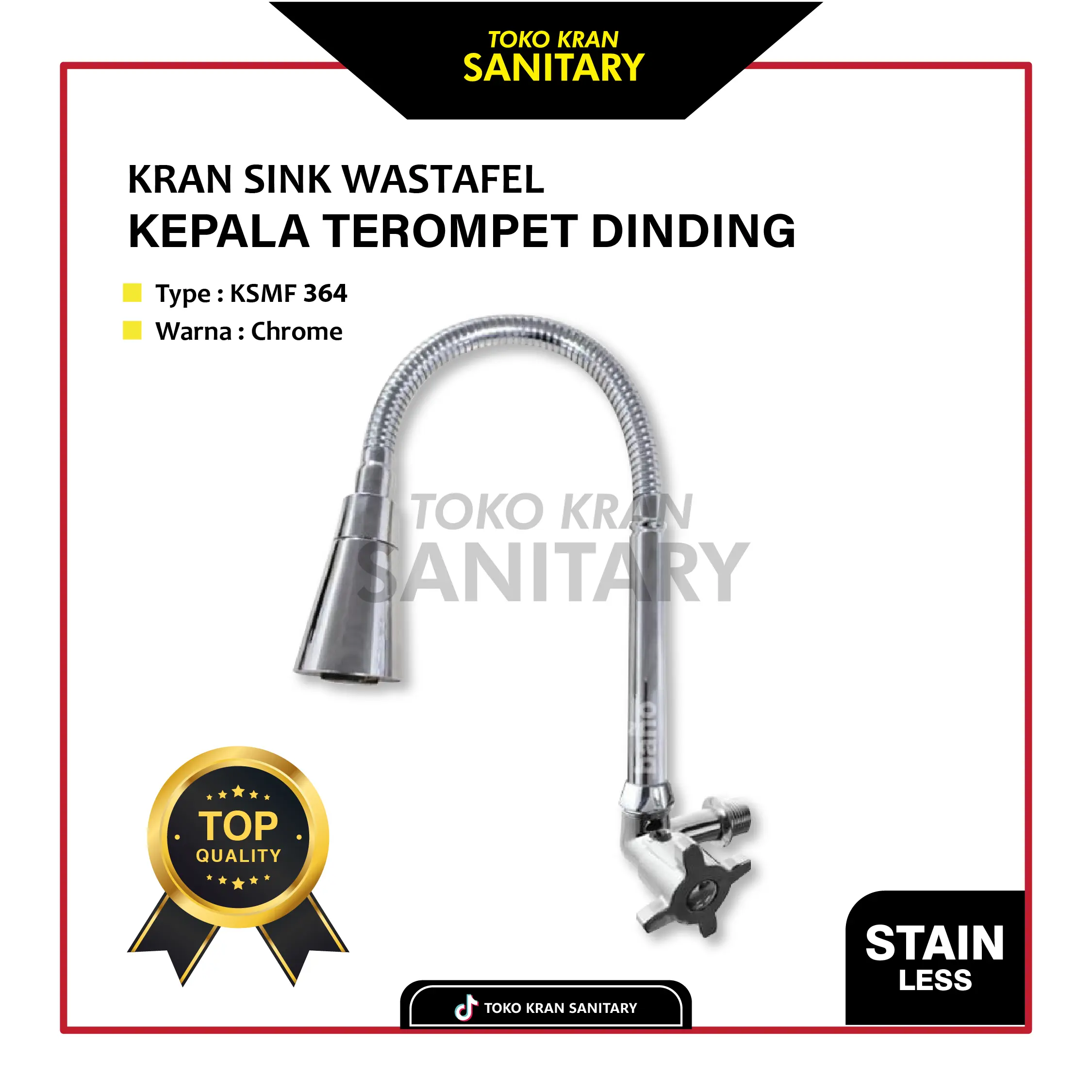 KRAN SINK WASTAFEL/KRAN SINK KEPALA TEROMPET/KRAN SINK CUCI TANGAN