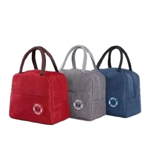 Voova Tas Bekal Saku Murah Produk Lokal dengan Pilihan Warna Merah Abu-abu dan Biru Tua