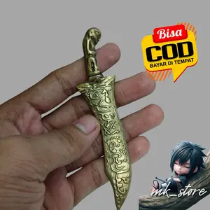 Koleksi Mini Model P3d@ng Kuningan Detail Tulisan Arabic Ukuran 10 Cm