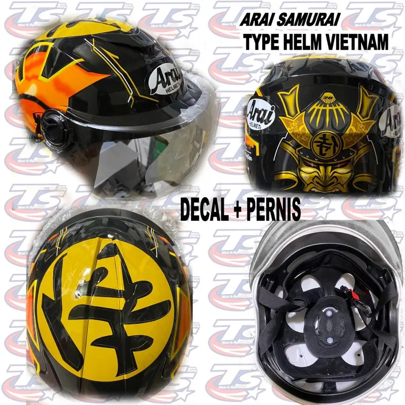 Arai samurai spirit gold