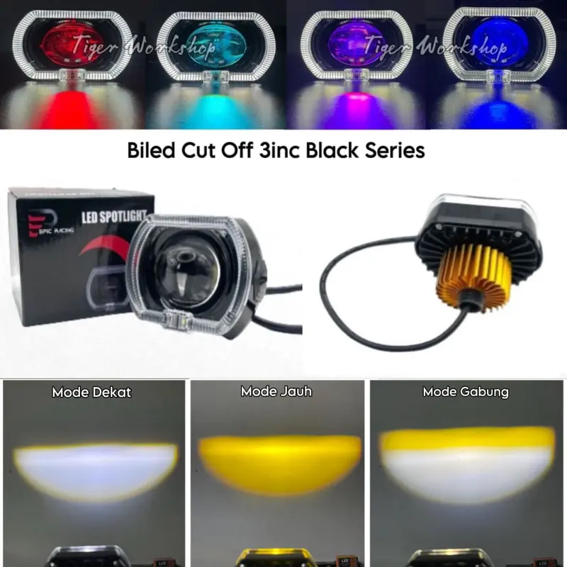 Epicracing Projie Biled Cut Off 3inc Black Series High Low