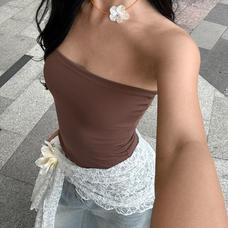 Calem.Club - Áo ống nữ TUBE TOP không dây chất thun co giãn ôm body áo quây mặc hằng ngày năng động