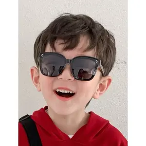 Kacamata Hitam Sungglasses Anak Terbaru Kekinian Oversized Frame Gaya Trendy Fashion Kids