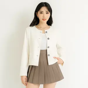 [ EKSKLUSIF ] Rafa BLAZER - Blazer Wanita Korea Style - Atasan Wanita - Blazer Kantor Wanita Outer Casual Cewek  Jaket Cardigan Baju Panjang Kerja Formal Basic Oversize