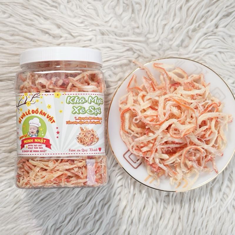 500Gr KHÔ MỰC XÉ SỢI HŨ 500GR SHOP BÉ MINH NHẬT