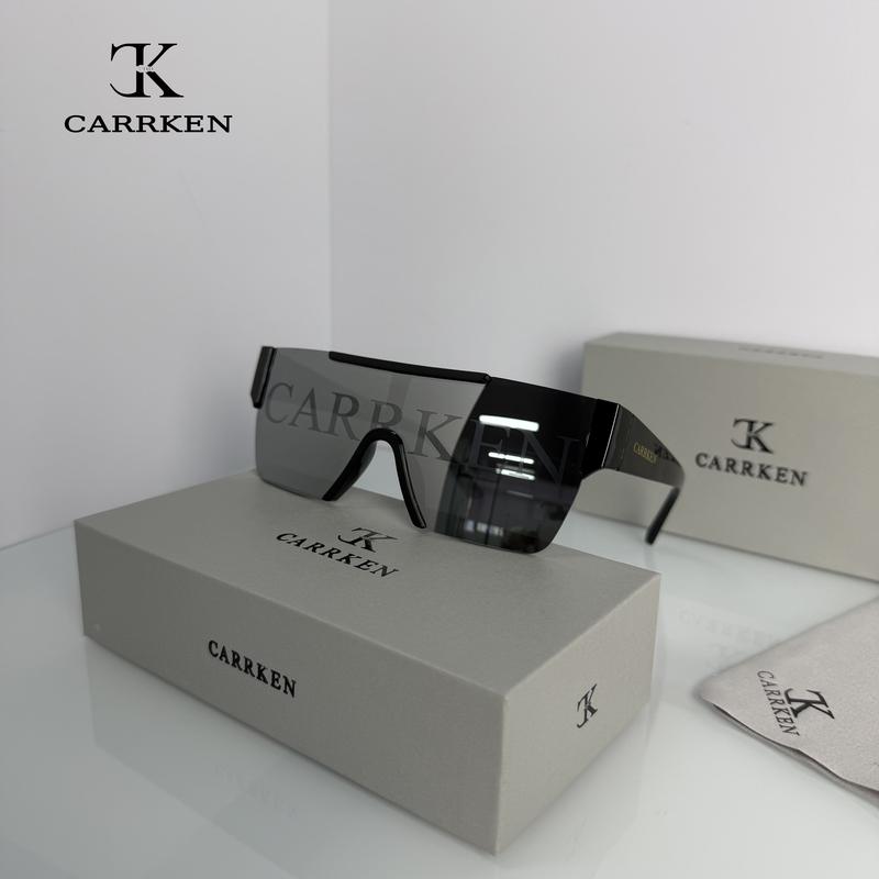 Kính Râm Nữ, Gọng Lớn Sành Điệu, Thiết Kế Một Mảnh, Chống Lóa Và Chống Tia UV, Phong Cách Unisex, Thích Hợp Mặc Hàng Ngày