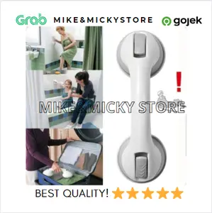 SUCTION CUP SAFETY GRIP HANDLE HOLDER PEGANGAN LANSIA DI KAMAR MANDI