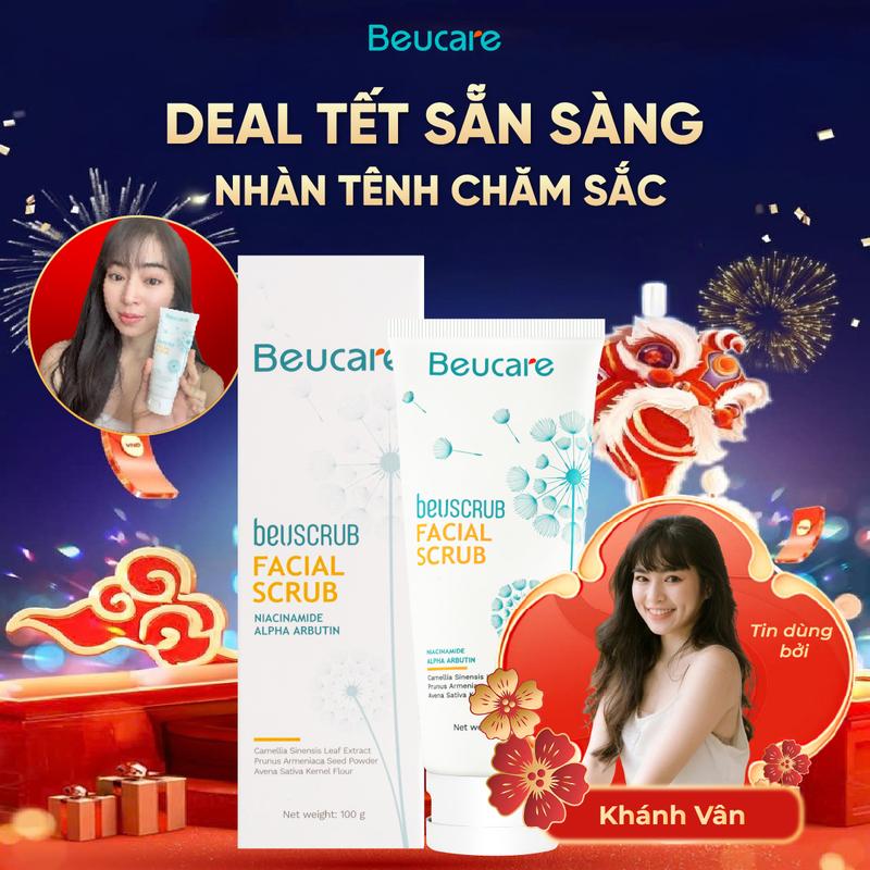    DEAL SỐC DUY NHẤT HÔM NAY   BEUSCRUB Tẩy Tế Bào Chết Cho Da Mặt - Skincare Làm Đẹp Da Nữ  Hỗ Trợ Làm Sạch Da Dưỡng Ẩm Dịu Nhẹ Giúp Da Mịn Màng và Tươi Sáng Skincare Cho Da khô nhạy cảm kem - TDC001 