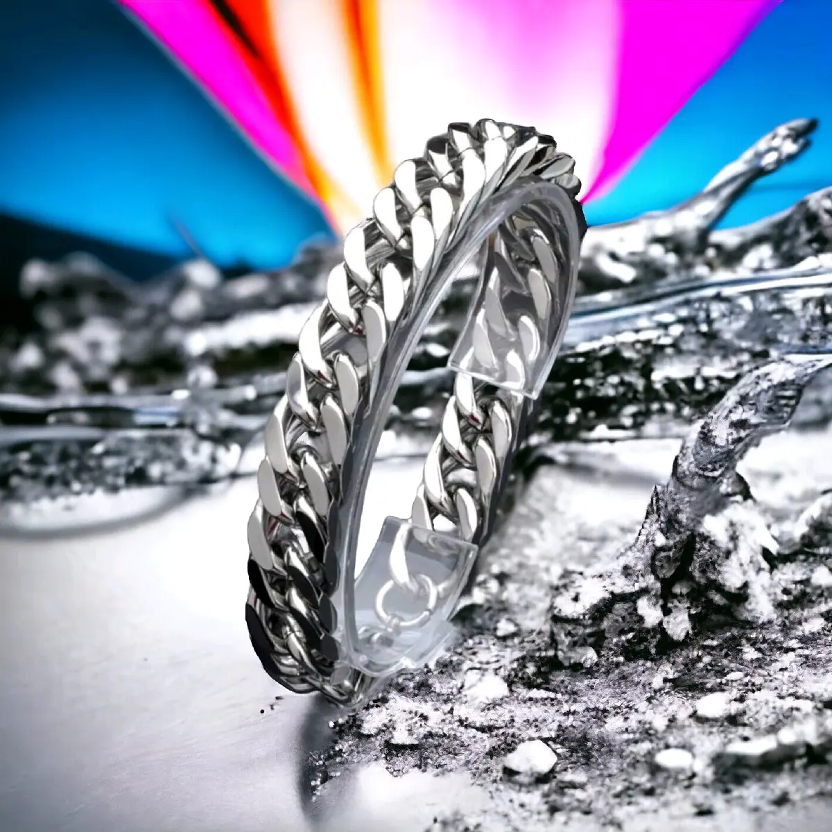 Gelang Titanium Pria Keren Anti Karat dan Anti Luntur - Model Bracelets