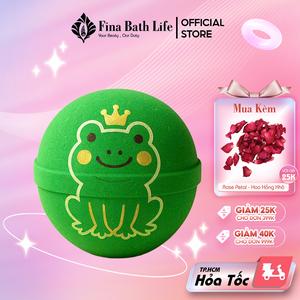 GREEN FROG - Creamy Bath Bomb/ Bom tắm/ Viên tắm bồn tạo bọt - Fina Bath Life