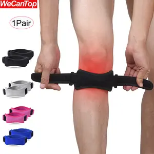 1Pair Knee Pain Relief & Patella Stabilizer Knee Strap Brace Support for Hiking,Soccer,Running,Jumpers Knee,Tennis,Squats & Walk
