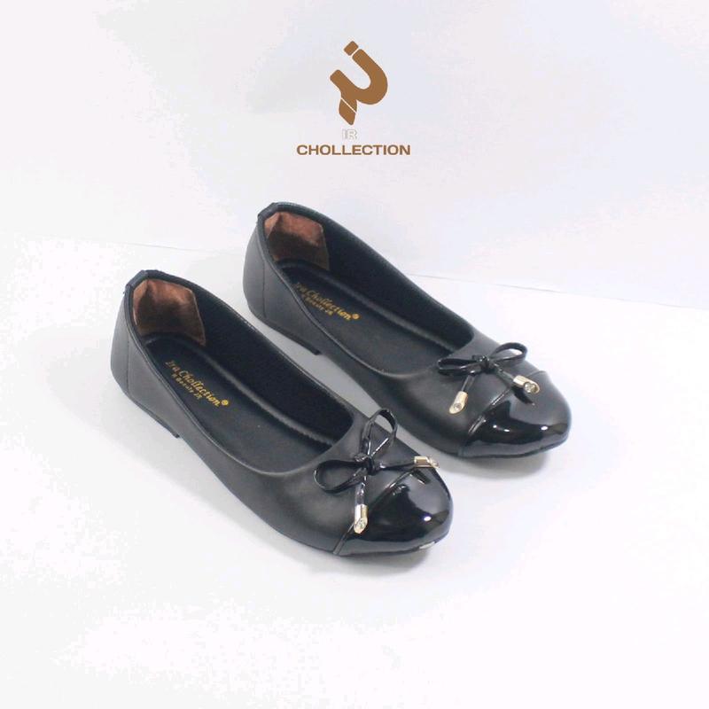 Flatshoes Wanita Talita Tanpa Hak Warna Hitam,Crem,Maron 4
