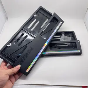 Tempat plat nomor motor depan belakang SPEEDTUNER HOLOGRAM bisa nyala terkena sinar anti air sudah termasuk baut bisa beli 1 biji dan 1 pasang