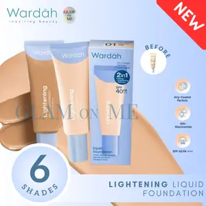 WARDAH Liquid Foundation | Liquid Concealer | Lightening SERIES | Makeup Wajah Flawless & Cerah!